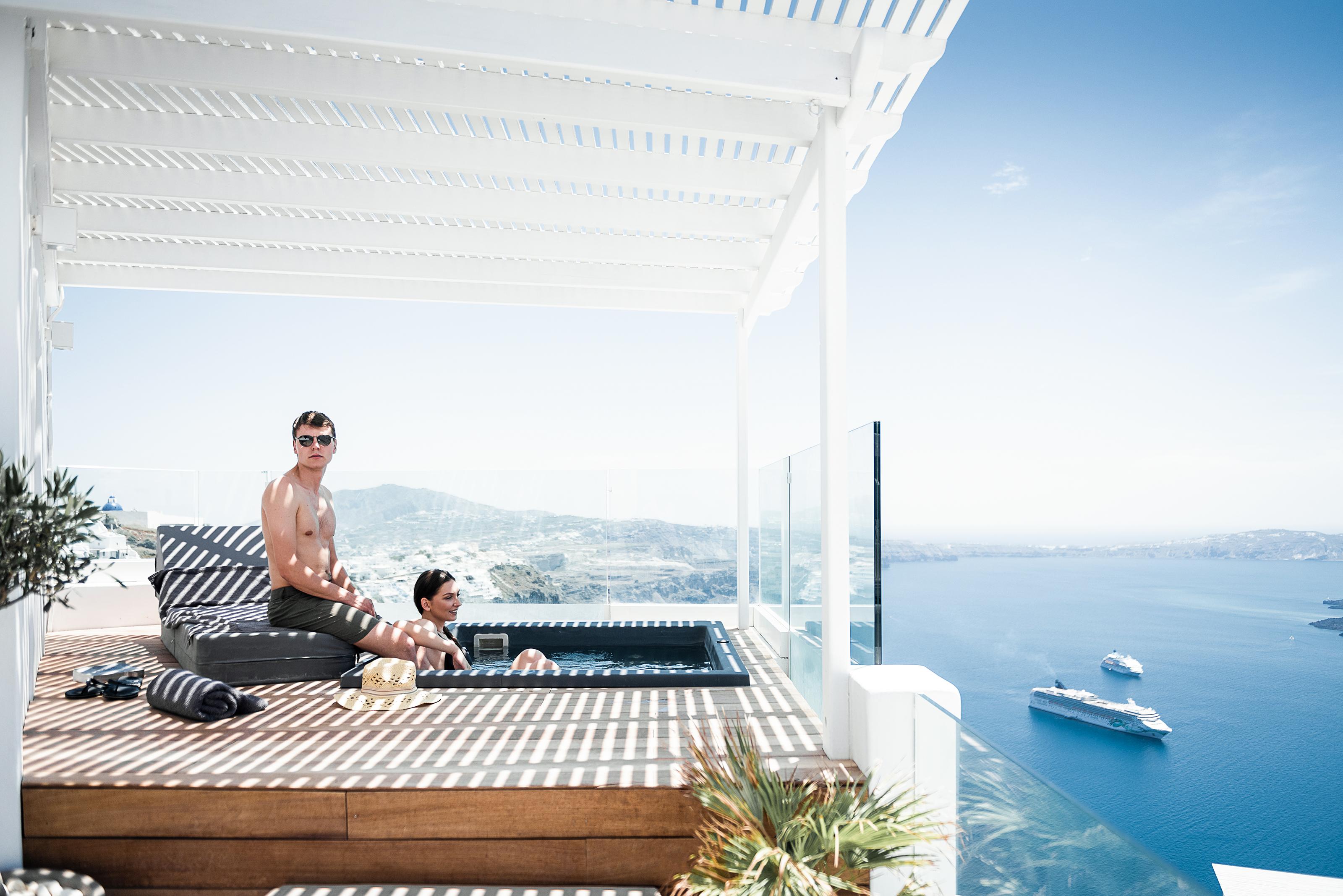On The Rocks - Small Luxury Hotels Of The World (Adults Only) Imerovigli  Eksteriør billede